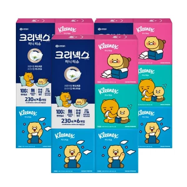 크리넥스 디럭스 미니 카카오 각티슈 230매 18개 28,500원 크리넥스 디럭스 미니 카카오 각티슈 230매 18개 28,500원