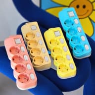 세계 에코파워탭 4구 메인 개별스위치 LED 멀티탭