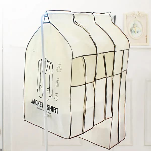 가쯔 캐릭터 드레스 옷커버 코트 58x89x28.5cm 2장 가쯔 캐릭터 드레스 옷커버 코트 58x89x28.5cm 2장